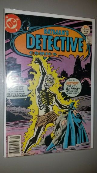 Detective Comics 469 9.  0 Vf/nm Key 1st Doctor Phosphorus Dc