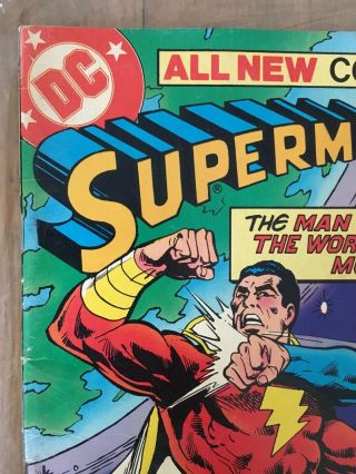 Superman Vs.  Shazam DC Treasury Collectors’ Edition 1978 Mid - Hi Grade Comic Book 2
