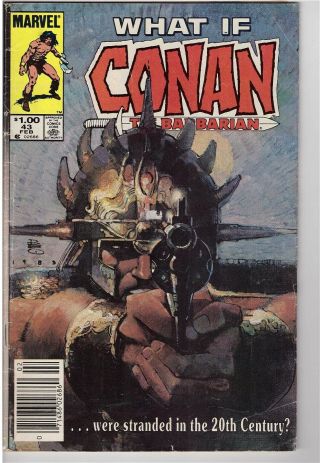 What If 43 Feb 1984 Conan Was Stranded In The 20th Century Savage Avengers