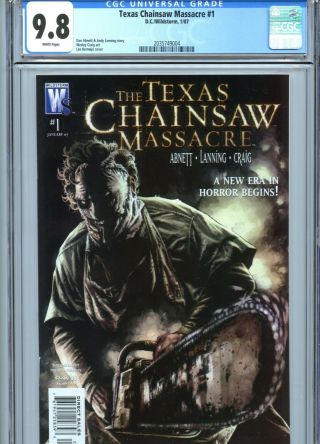 Texas Chainsaw Massacre 1 Cgc 9.  8 White Pages Dc Wildstorm 2007