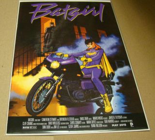 Dc Comics 52 Batgirl 40 Prince Purple Rain Movie Poster Variant