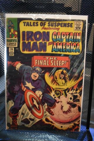 Tales Of Suspense 74 Marvel Silver Age Comics 1966 Captain America Iron Man