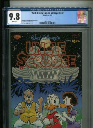 Walt Disney’s Uncle Scrooge 332 Don Rosa Best Cgc Grade Near Mint/mint 9.  8
