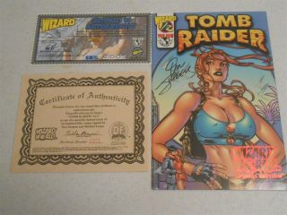 Tomb Raider 1/2 Dynamic Forces Variant Cover Signed Jurgens & Lopez (9.  0 Vf/nm)
