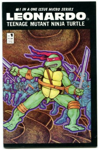 Tmnt Leonardo 1 Nm 9.  2 Mirage Studios Teenage Mutant Ninja Turtles 1986 Eastman