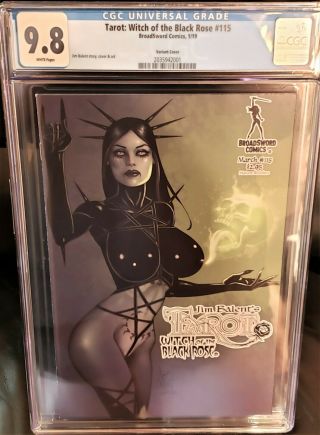Tarot Witch Of The Black Rose 115 Cgc 9.  8 Variant Cover
