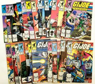 Group Of 27 Gi Joe Comic Books - - Late 1980s - Early 