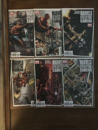 Marvels Eye Of The Camera 1 - 6 Vf/nm Complete Set 2009 Limited Series