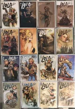Aspen Comics Lola Xoxo Vol 1 And Vol 2 1 - 6 W/ Extra Covers 1 C D Signed Siya Oum