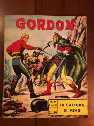 Flash Gordon 9 Gordon La Cattura Di Ming 1964 Italian Very Good