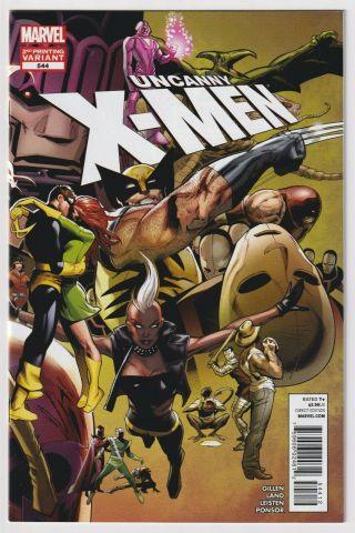 Uncanny X - Men 544 | Vol.  1 | 2nd Print Wraparound Variant | Htf | 2011 | Vf/nm