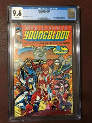 Youngblood 1 (apr 1992,  Image) Cgc 9.  6 Nm 1st Image Title Rob Liefeld