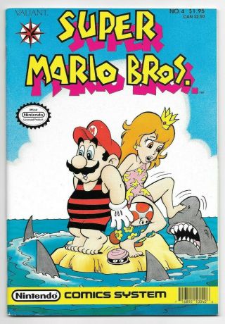 Valiant Comics Mario Bros 4 First Printing