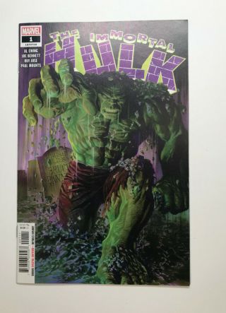 Immortal Hulk 1 1st Print Marvel 2018