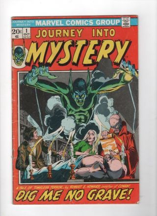 Journey Into Mystery 1 (oct 1972,  Marvel) Robert E.  Howard Adaptation