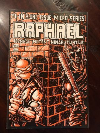 1985 Teenage Mutant Ninja Turtles 1 Raphael One - Issue Micro Series Mirage