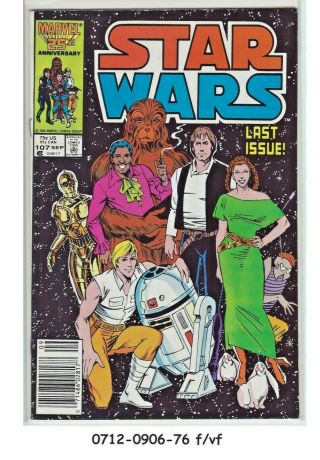 Star Wars 107 © July 1986 Marvel Comics