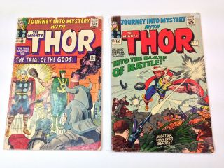 Journey Into Mystery 116 & 117 (1965,  Marvel) The Mighty Thor - Reader Copies