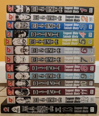 Death Note,  Complete English Set.  Includes Vol.  1 - 13 By Tsugumi Ohba (paperback)