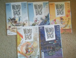 2019 Wizard Beach Complete Set Of 5 Comic Books (1 - 5) Nm/1st (great Story)