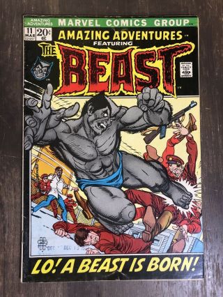 Adventures 11 Marvel Comics 1972 1st App.  The Beast With Fur Fair