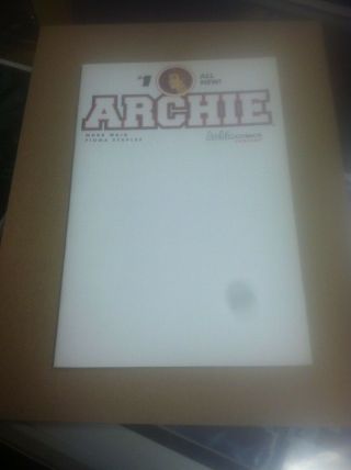 Archie 1 Blank Sketch Variant.  First Printing.