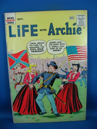 Life With Archie 10 F Civil War Issue 1961