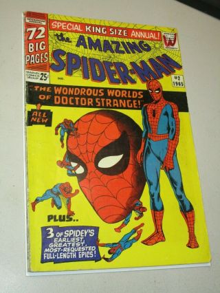 The Spider - Man Annual 2 (1964 Series) Doctor Strange Lee Ditko 1965