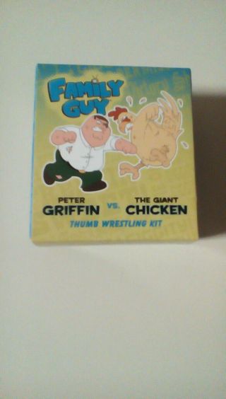 Family Guy Peter Griffin Vs Giant Chicken Thumb Wrestling Kit Mega Mini Kits