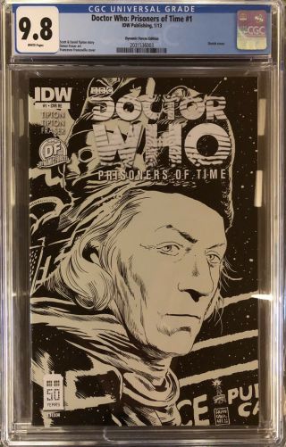 Doctor Who Prisoners Of Time 1 Dynamic Forces Variant - 500 Made - Cgc 9.  8