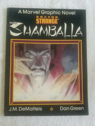 Doctor Strange: Into Shamballa (marvel Graphic Novel) By Dematteis & Green 1986
