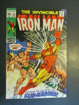The Invincible Iron Man 25 Sub - Mariner Cover And Appearance