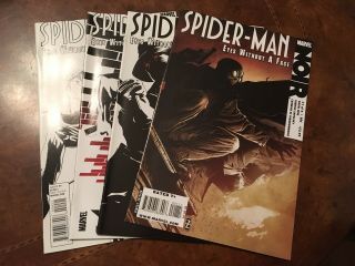 Marvel Spider - Man Noir Eyes Without A Face 1 - 4 Complete Series Comic Books