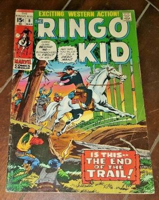 The Ringo Kid 8 (1970,  Marvel) : The End Of The Trail