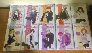 Fruits Basket Manga Volumes 1 - 10 Natsuki Takaya