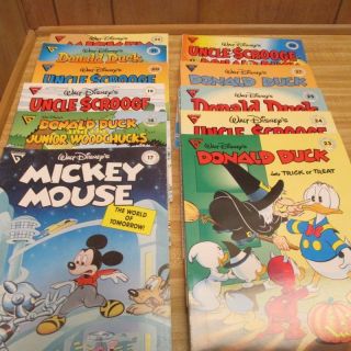 12 Gladstone Comic Album Series Walt Disney 2 Donald Duck Uncle Scroog