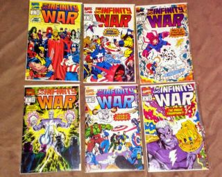 The Infinity War (marvel Comics 1992) Set 1 - 6 Set✨✨
