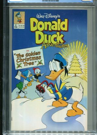 Walt Disney’s Donald Duck Adventures 21 Barks Best & Only Cgc Near Mint/mint 9.  8