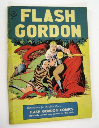 Dell Four - Color Comic Flash Gordon 173 Paul Norris Cover & Art 1947 Sci - Fi