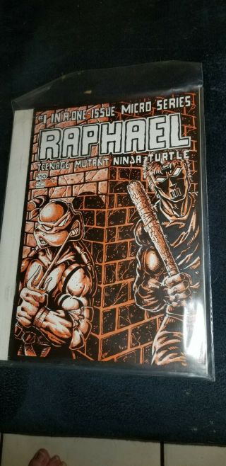 1985 Teenage Mutant Ninja Turtles 1 Raphael One - Issue Micro Series Mirage Vf
