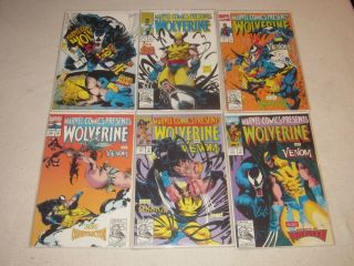 Marvel Comics Presents 117 - 122 Nm Wolverine Vs Venom
