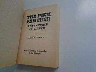 The Pink Panther Adventures in Z - Land,  Whitman Big Little Book,  1976 5