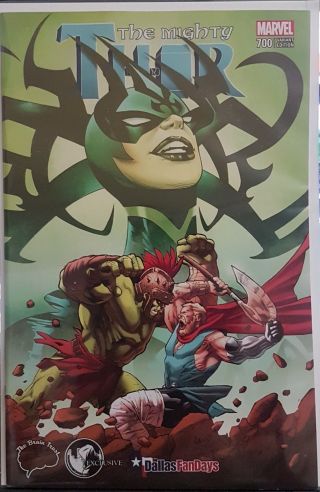 Marvel Comics 2017 The Mighty Thor 700 Variant Cover Color Greg Land