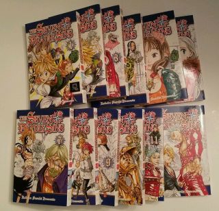 Seven Deadly Sins Manga Vol 1 Through 12 English
