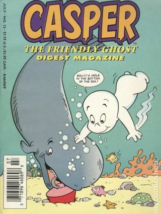 Casper Digest (2nd Series) 12 1994 Vf 8.  0 Stock Image