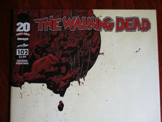 The Walking Dead 102 2012 2nd Print Connecting Variant Negan