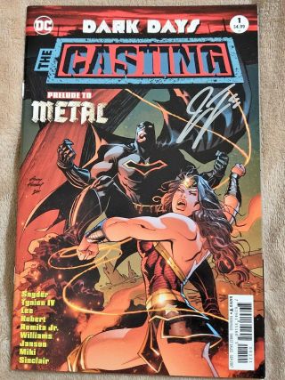 Dark Days The Casting 1 - Non - Foil Kubert Cover - Signed By James Tynion - Nm