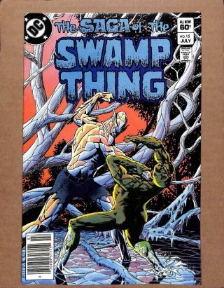 The Saga Of Swamp Thing 15 - Near 9.  8 Nm - Dc Shop Our Comics
