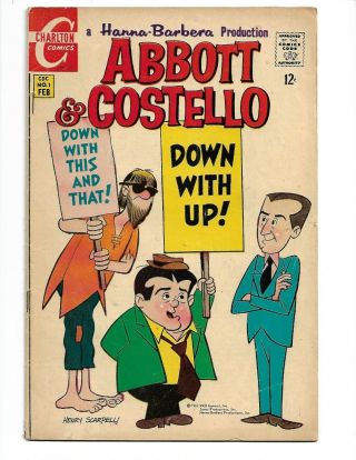 Abbott And Costello 1 1968 - Charlton - - Scarpelli Cover - Hanna - Barbera -
