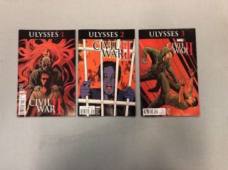 Ulysses 1 - 3 Complete Set Civil War Ii 2 Marvel Comics